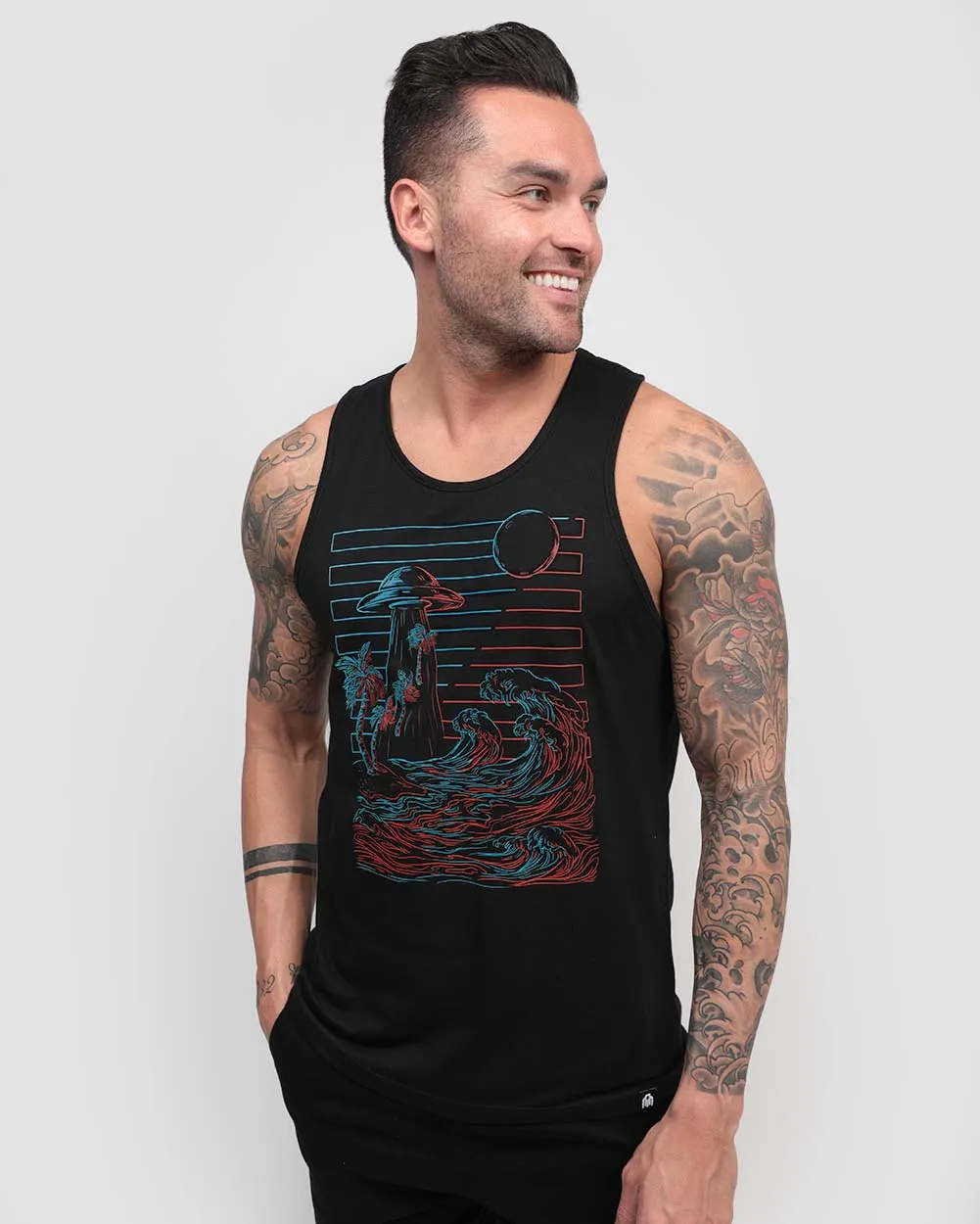 Unnatural Forces Glow-in-the-Dark Tank sold by INTO THE AM product image thumbnail 3