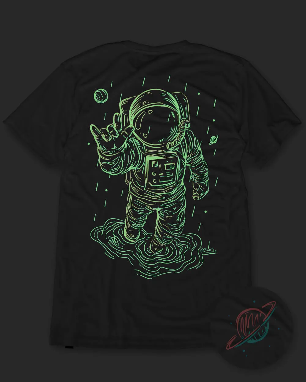 Universal Love II Glow-in-the-Dark Tee sold by INTO THE AM product image thumbnail 2