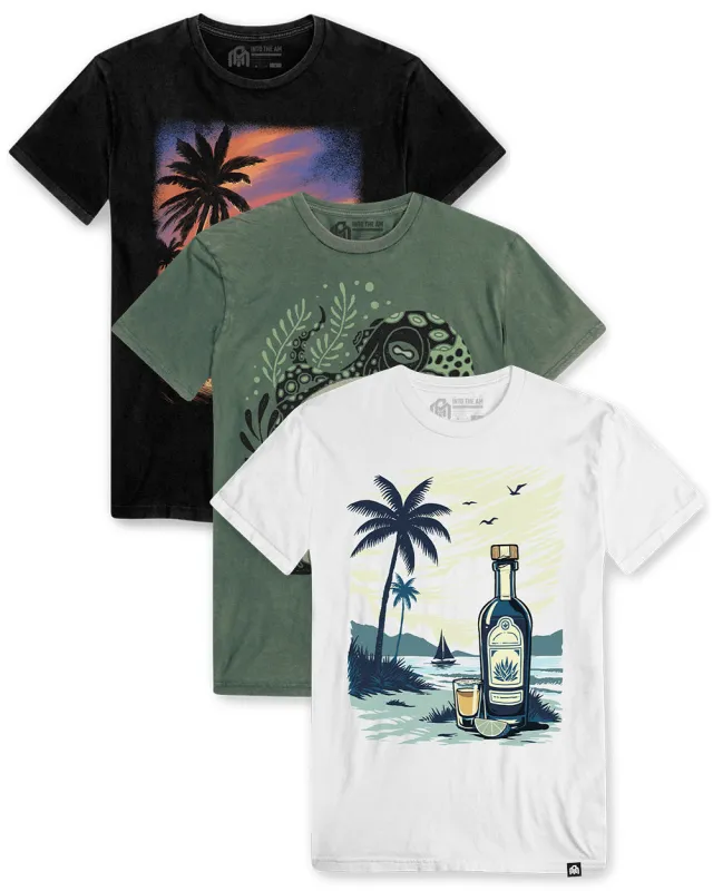 Vintage Graphic Tee 3 Pack sold by INTO THE AM