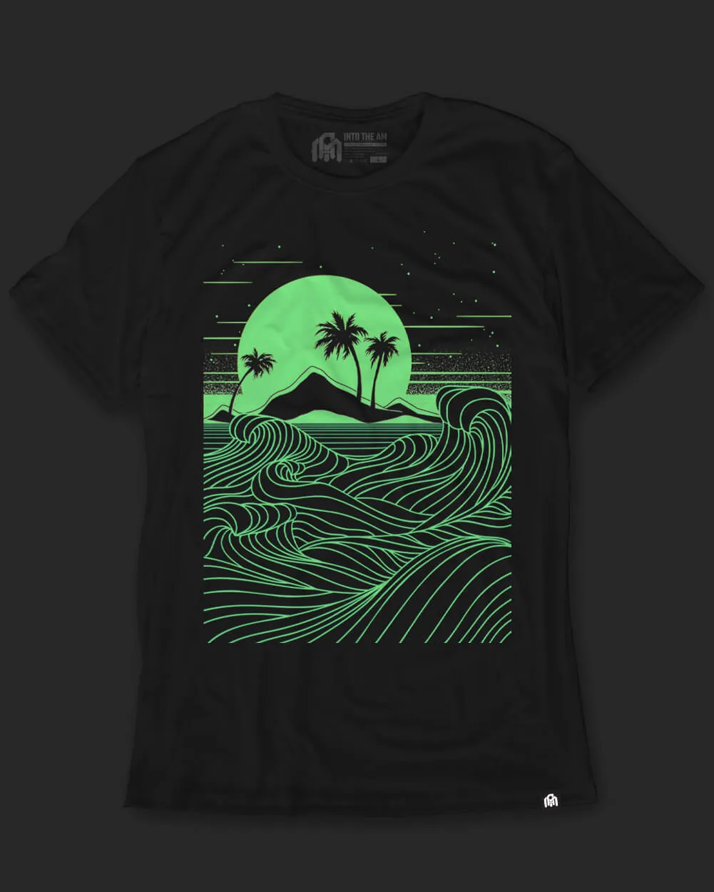 Neon Coast Glow-in-the-Dark Tee sold by INTO THE AM product image thumbnail 2