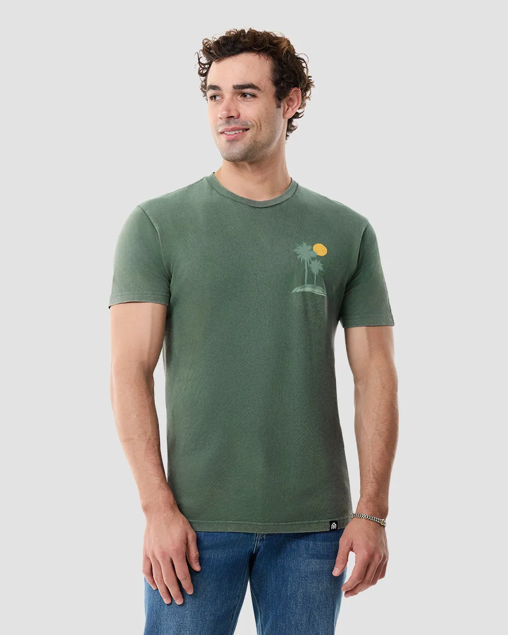 Sunlit Palms Vintage Tee sold by INTO THE AM product image thumbnail 2