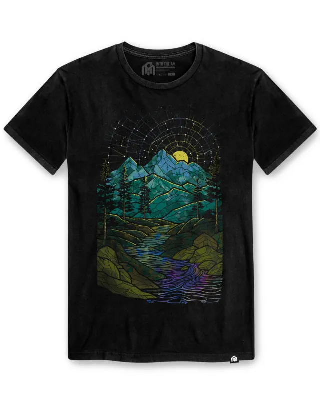 Mountain Mosaic Vintage Tee sold by INTO THE AM