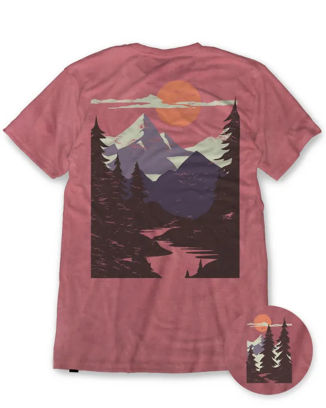 Purple Peaks II Tee sold by INTO THE AM