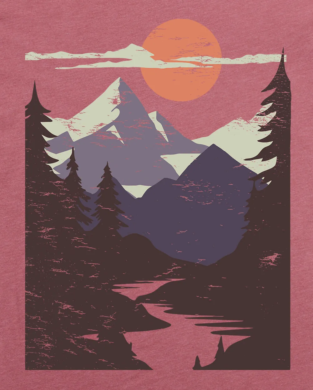 Purple Peaks II Tee sold by INTO THE AM product image thumbnail 3