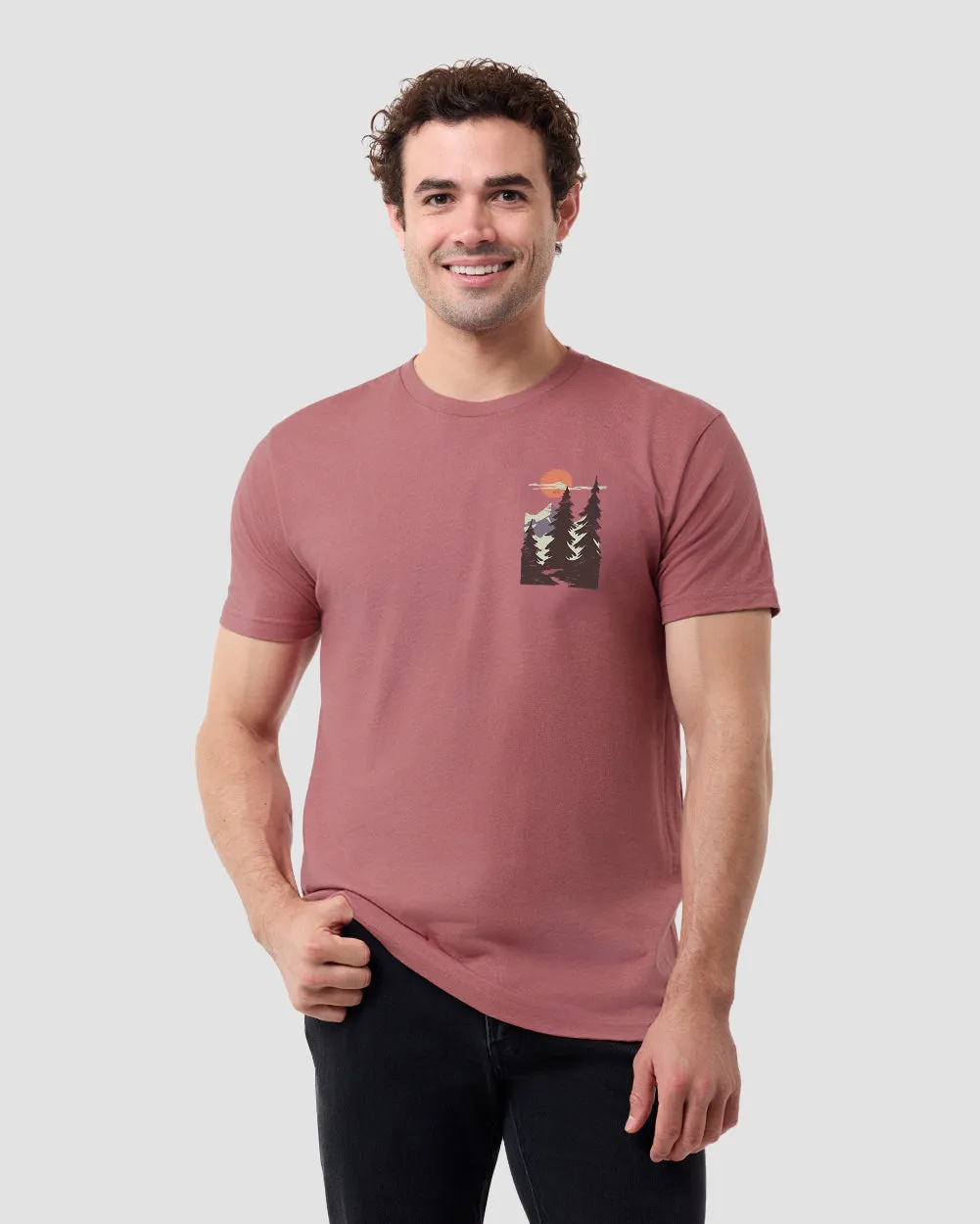 Purple Peaks II Tee sold by INTO THE AM product image thumbnail 2