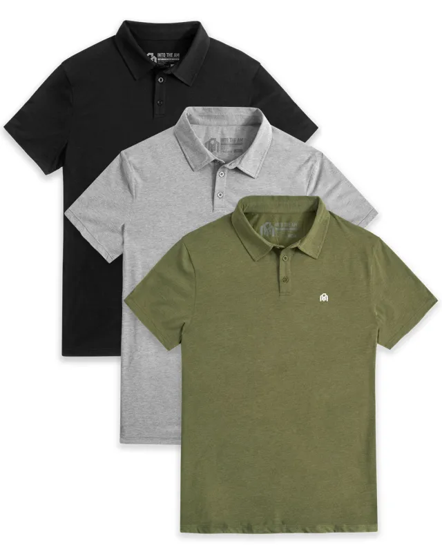 Pack of the Week 3 Pack Polo - Branded sold by INTO THE AM