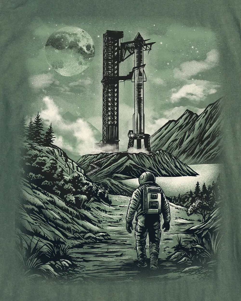 Frontier Bound Vintage Tee sold by INTO THE AM product image thumbnail 3