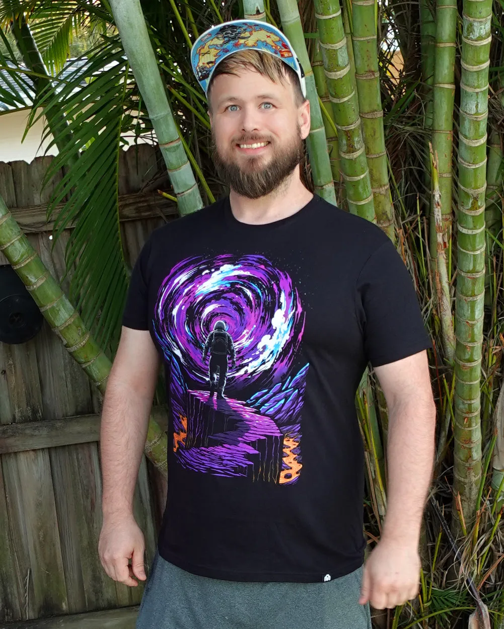 Event Horizon Glow-in-the-Dark Tee sold by INTO THE AM product image thumbnail 5