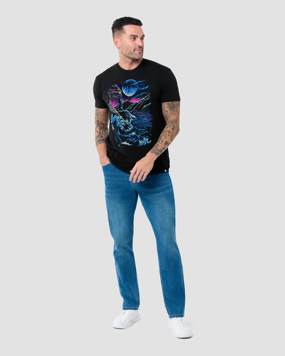 Tidal Watch Glow-in-the-Dark Tee sold by INTO THE AM product image thumbnail 5