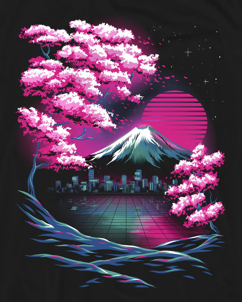 Neon Horizon Tee sold by INTO THE AM product image thumbnail 2