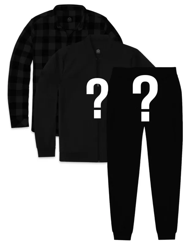 3 Pack Mystery Fall Bundle: Flannel, Bomber, Joggers sold by INTO THE AM
