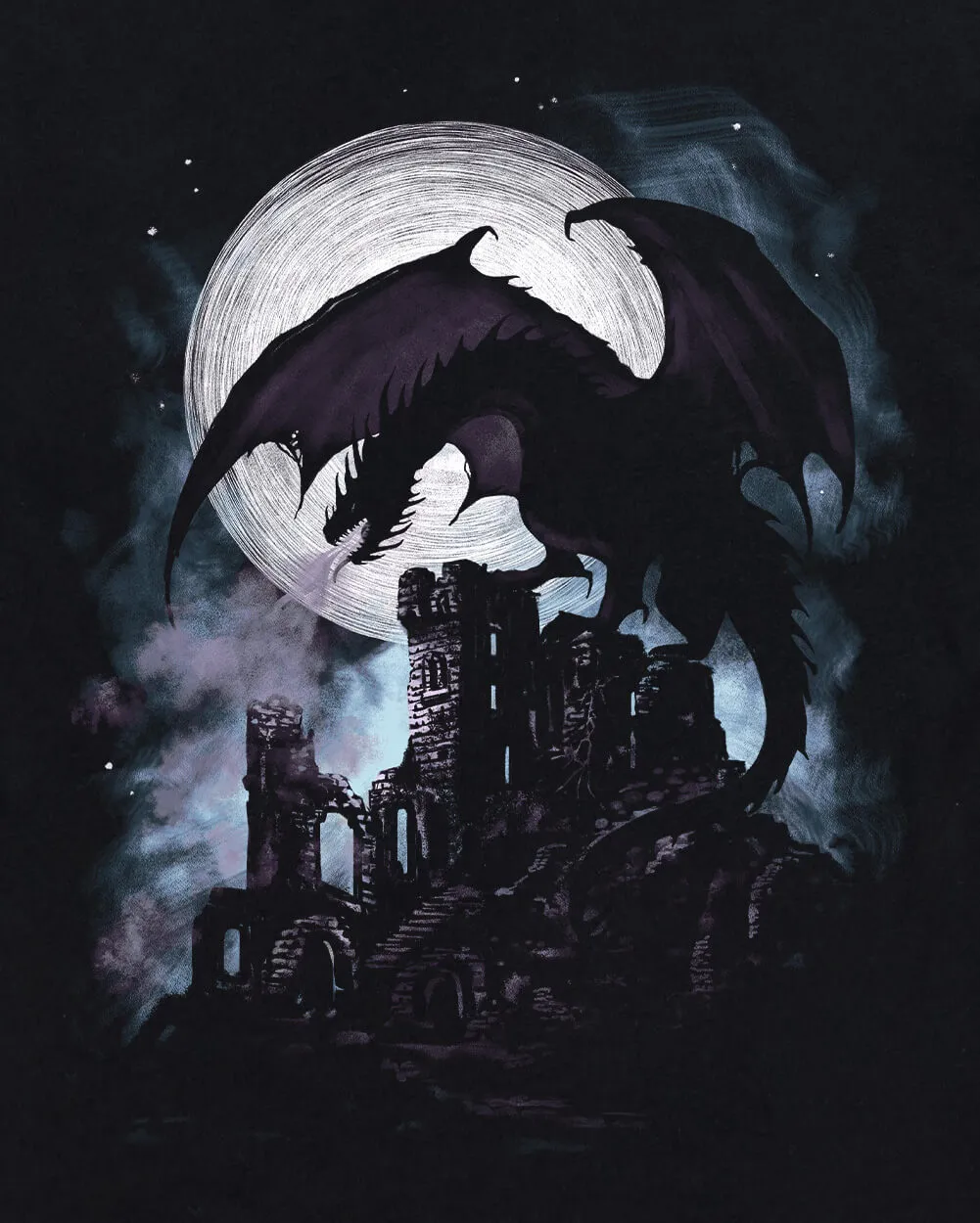 Shadowed Reign Tee sold by INTO THE AM product image thumbnail 3