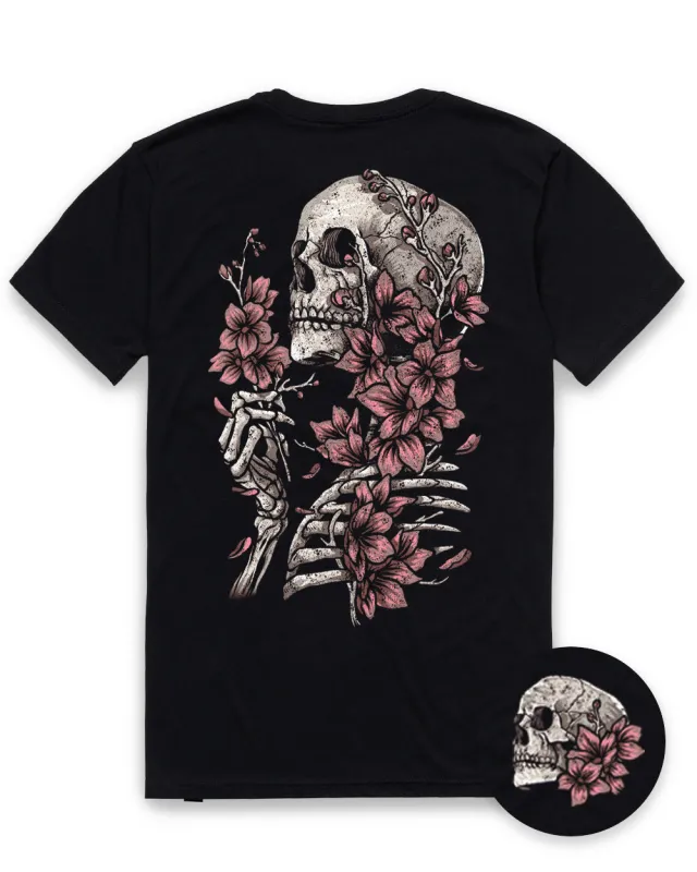 Eternal Blossom Tee - Black sold by INTO THE AM