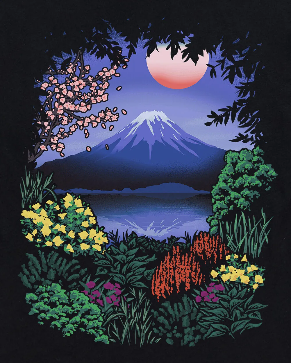 Fuji Bloom Tee sold by INTO THE AM product image thumbnail 3