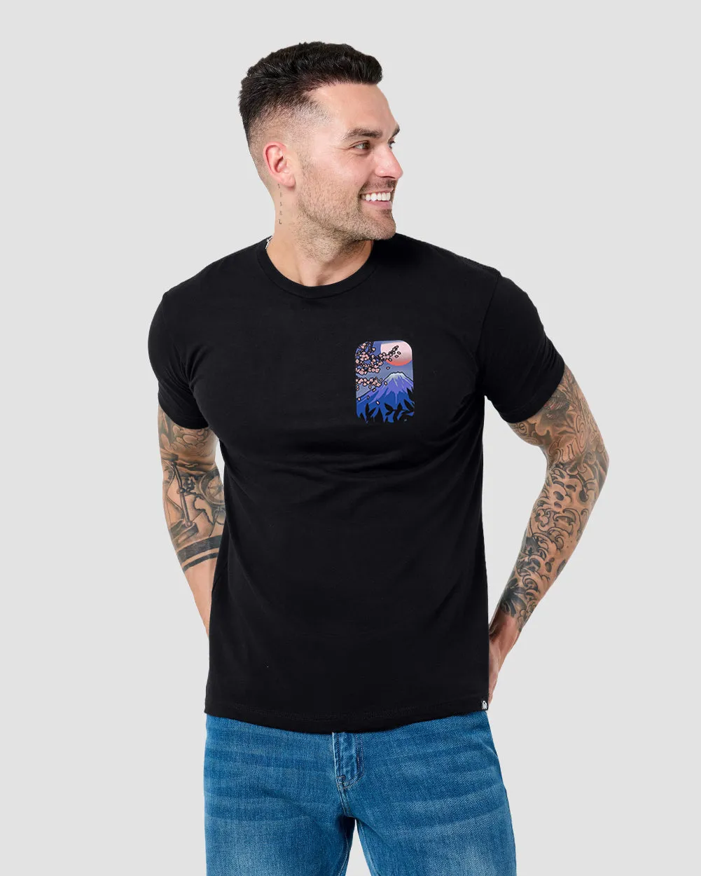 Fuji Bloom Tee sold by INTO THE AM product image thumbnail 2