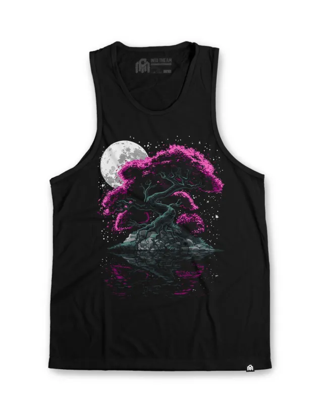 Midnight Bloom Tank made by INTO THE AM