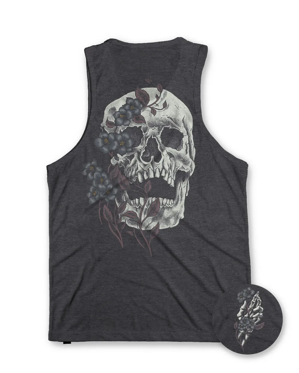 Bone Blossom Tank sold by INTO THE AM