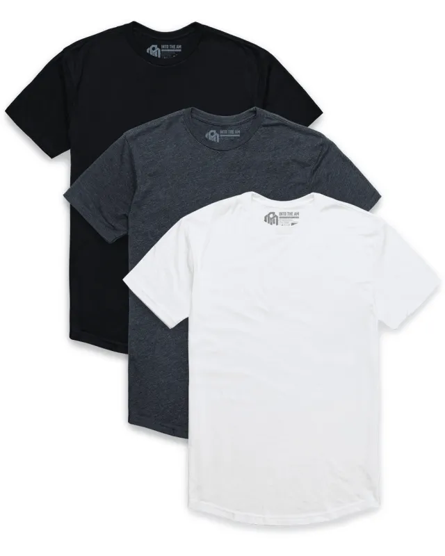 Custom 3 Pack Curved Hem Tee made by INTO THE AM