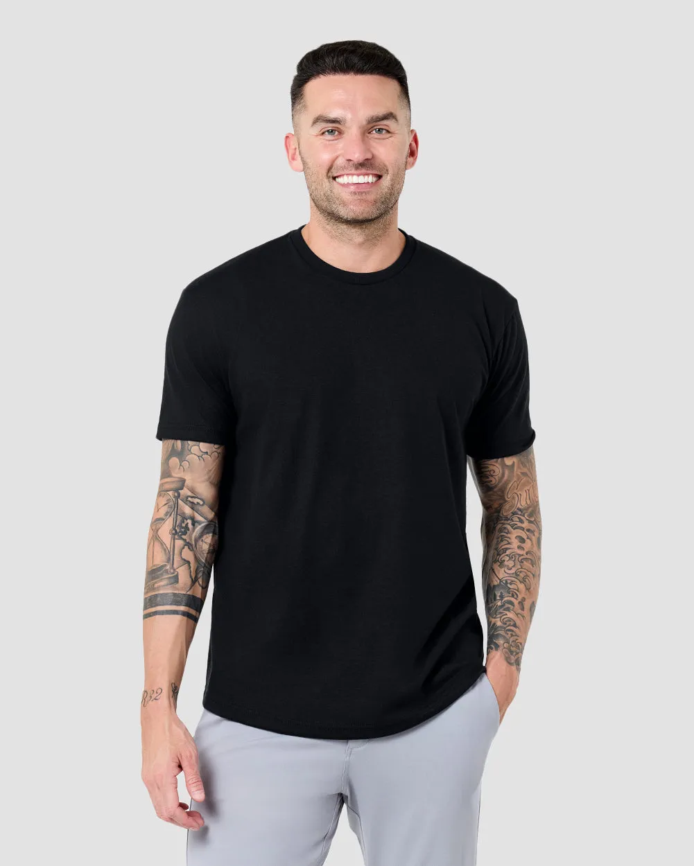 Curved Hem Tee sold by INTO THE AM product image thumbnail 2