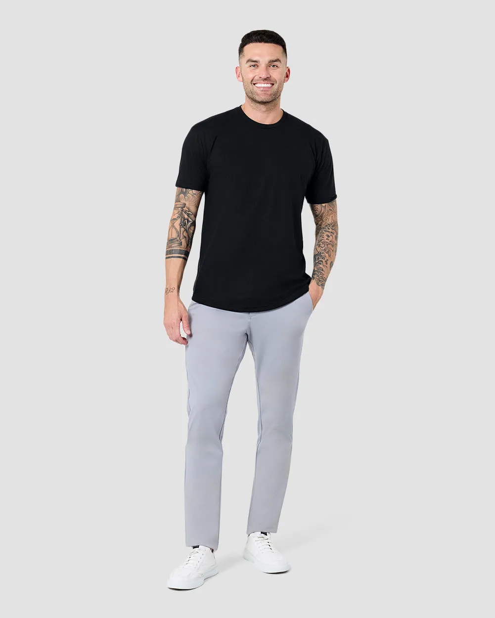 Curved Hem Tee sold by INTO THE AM product image thumbnail 3