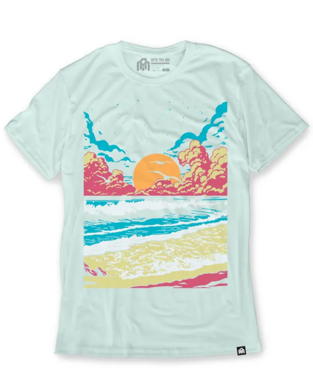 Tangerine Tides II Tee sold by INTO THE AM