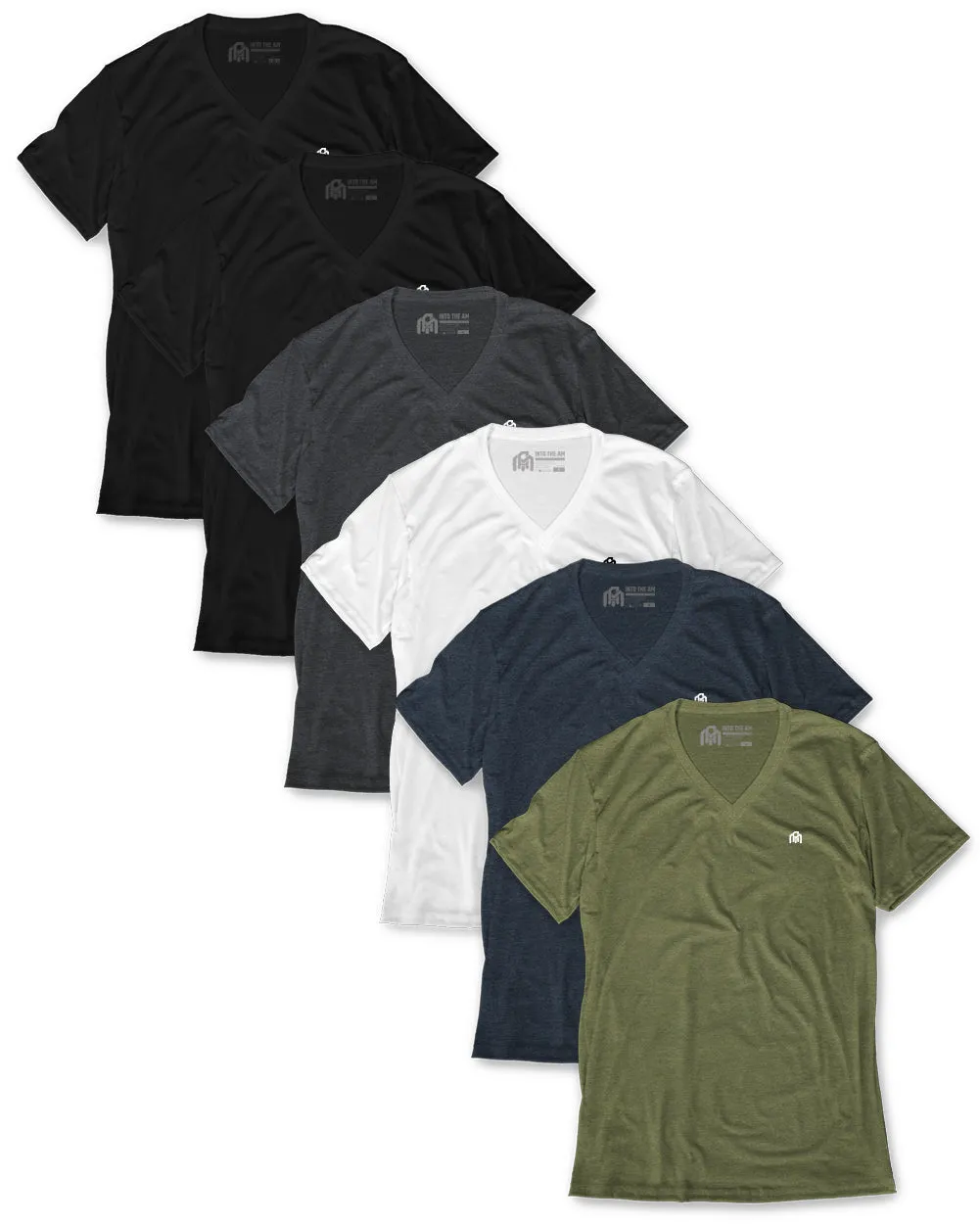Custom 6 Pack V-Neck Tee - Branded sold by INTO THE AM