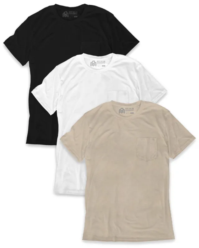 Custom 3 Pack Pocket Tee sold by INTO THE AM