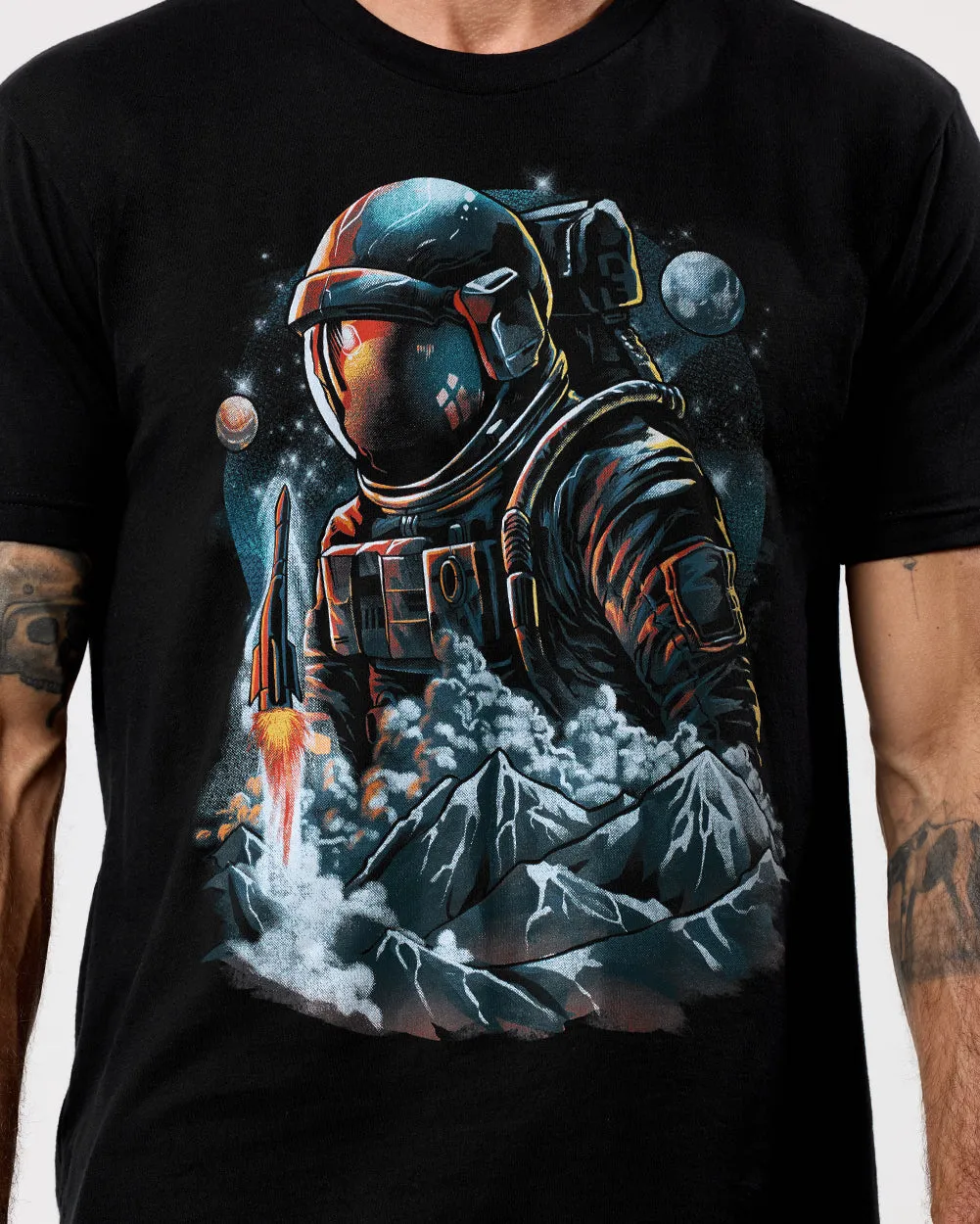 Lunar Liftoff Tee sold by INTO THE AM product image thumbnail 4