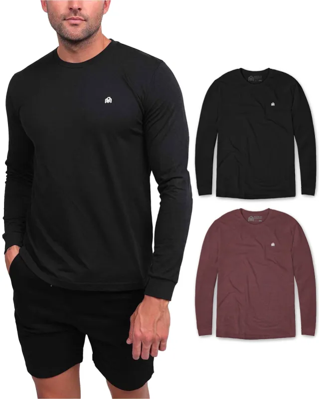 Long Sleeve Tee 2-Pack - Non-Branded sold by INTO THE AM