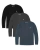 Pack of the Week 3 Pack Long Sleeve Henley - Branded sold by INTO THE AM