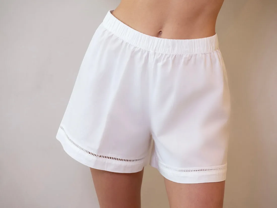 Poppy White Cotton Pajamas sold by Jacaranda Living product image thumbnail 2