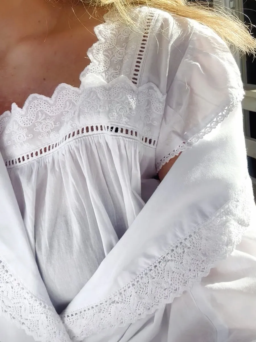 Everyday Luxury in the Genevieve + Lace Robe - Save 10% sold by Jacaranda Living