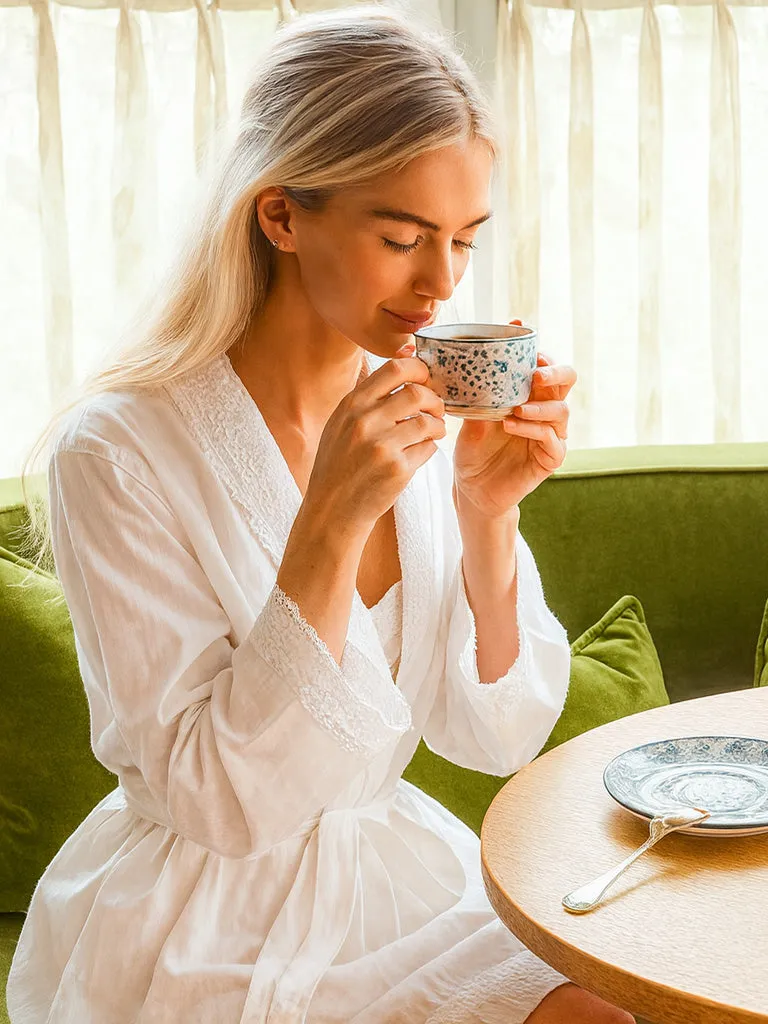 Everyday Luxury in the Genevieve + Lace Robe - Save 10% sold by Jacaranda Living product image thumbnail 5