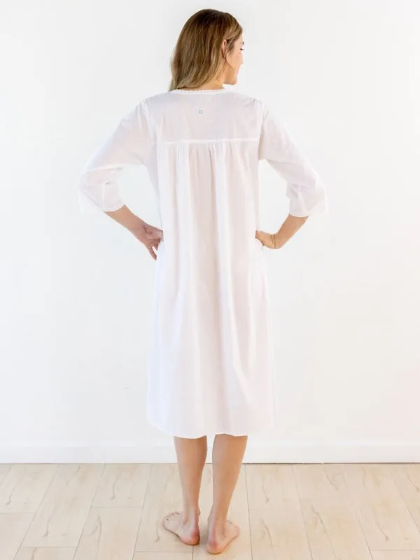 Alice White Cotton Nightgown sold by Jacaranda Living product image thumbnail 5