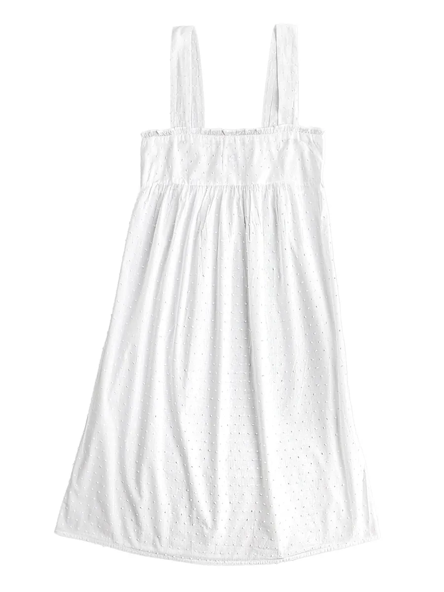 Annabelle White Cotton Nightgown sold by Jacaranda Living product image thumbnail 3