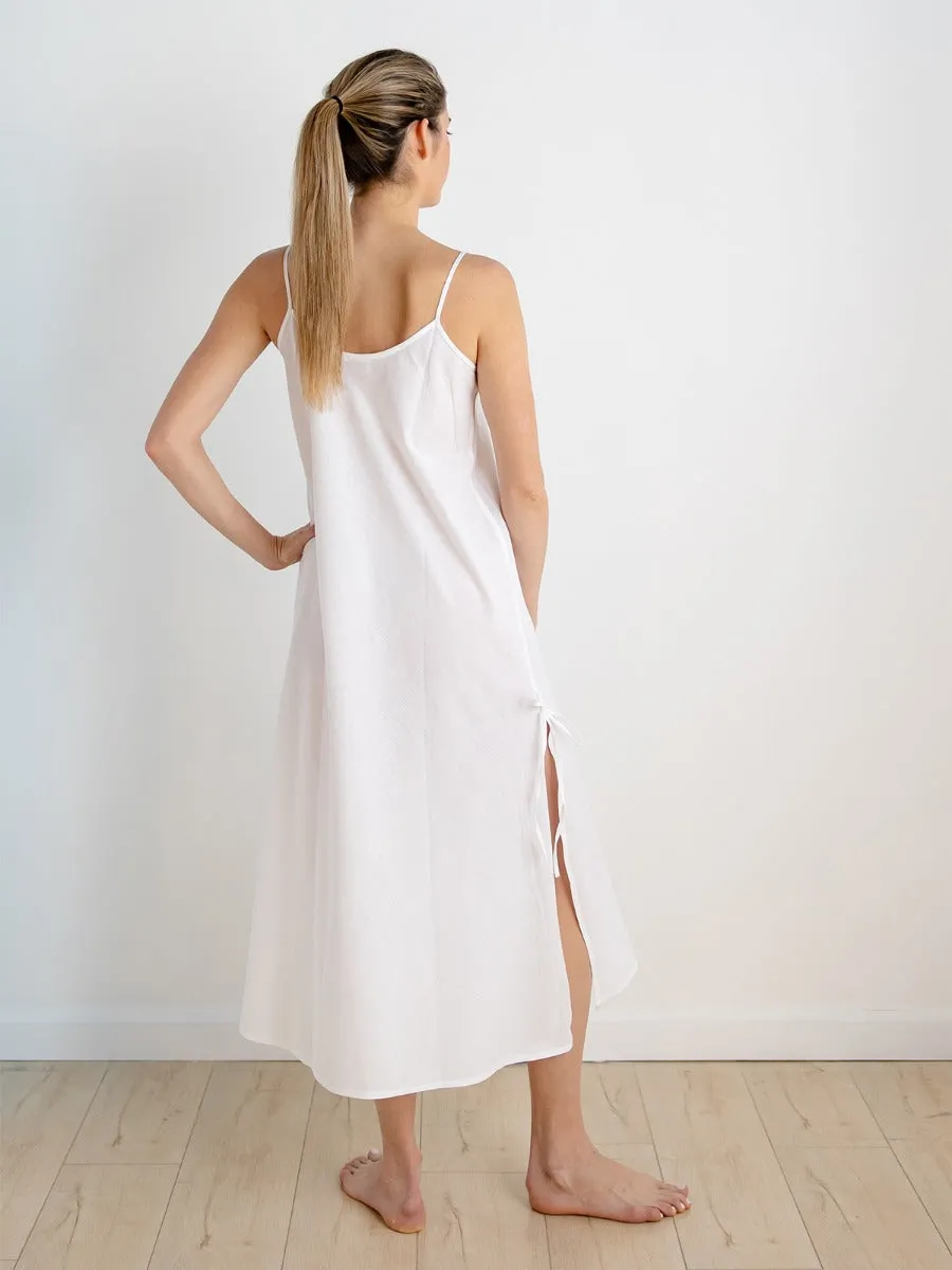 Jane White Cotton Nightgown sold by Jacaranda Living product image thumbnail 5