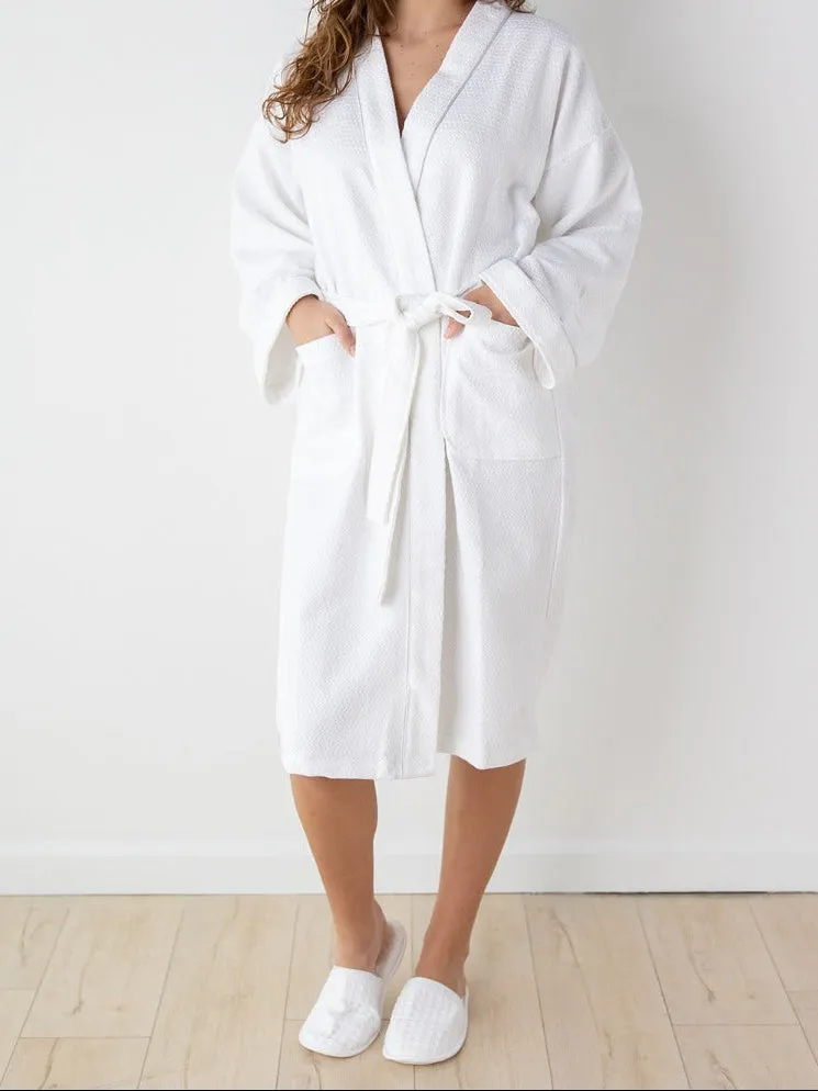 Bathrobe - White Willow Weave sold by Jacaranda Living product image thumbnail 4