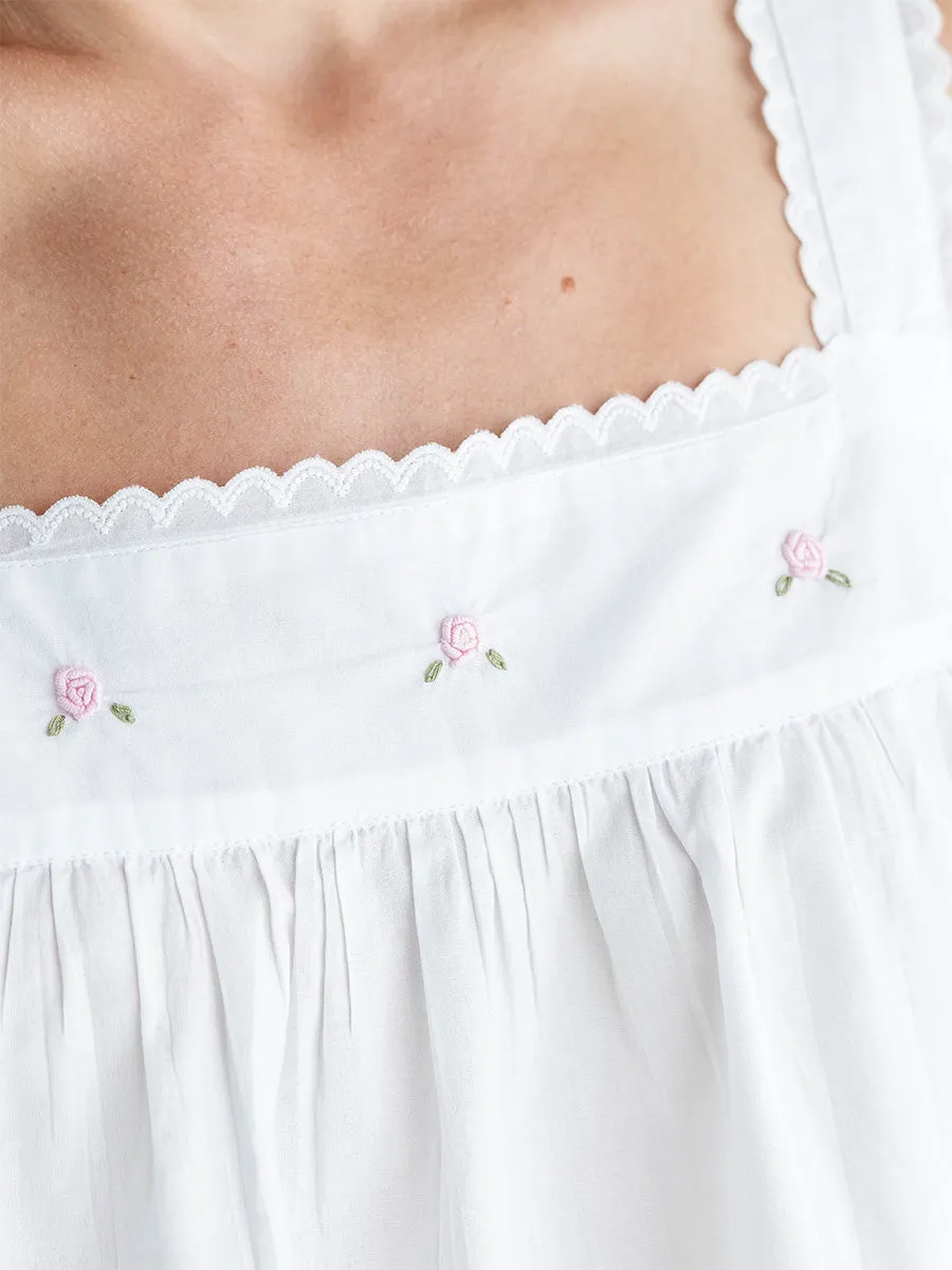 Margot White Cotton Nightgown sold by Jacaranda Living product image thumbnail 5