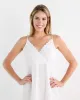 Cara White Cotton Nightgown sold by Jacaranda Living