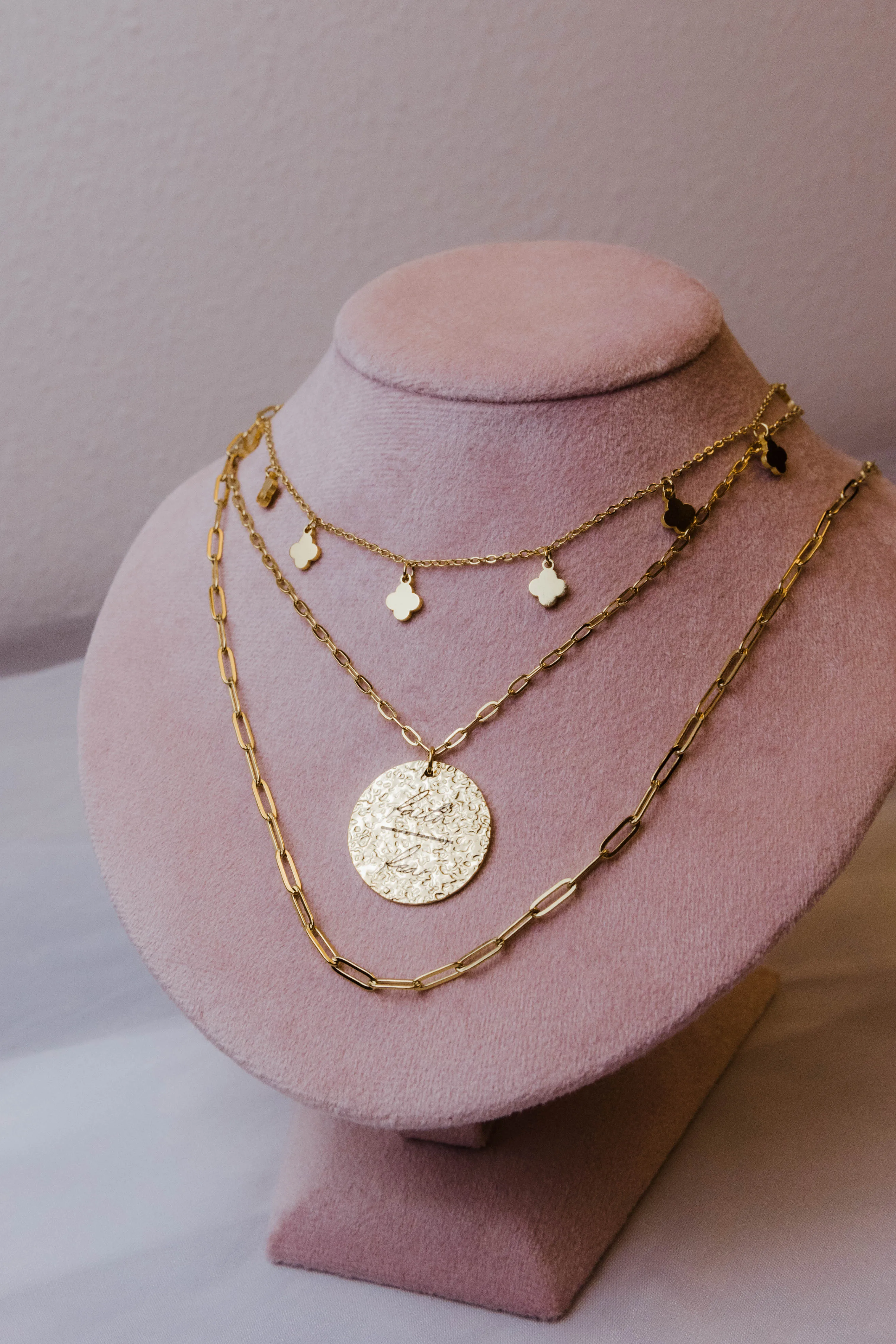 Modern Day Mama Be Bold 316L Stainless Steel Layering Trio sold by KC Chic Designs