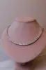 Odette .925 Sterling Silver Tennis Necklace sold by KC Chic Designs