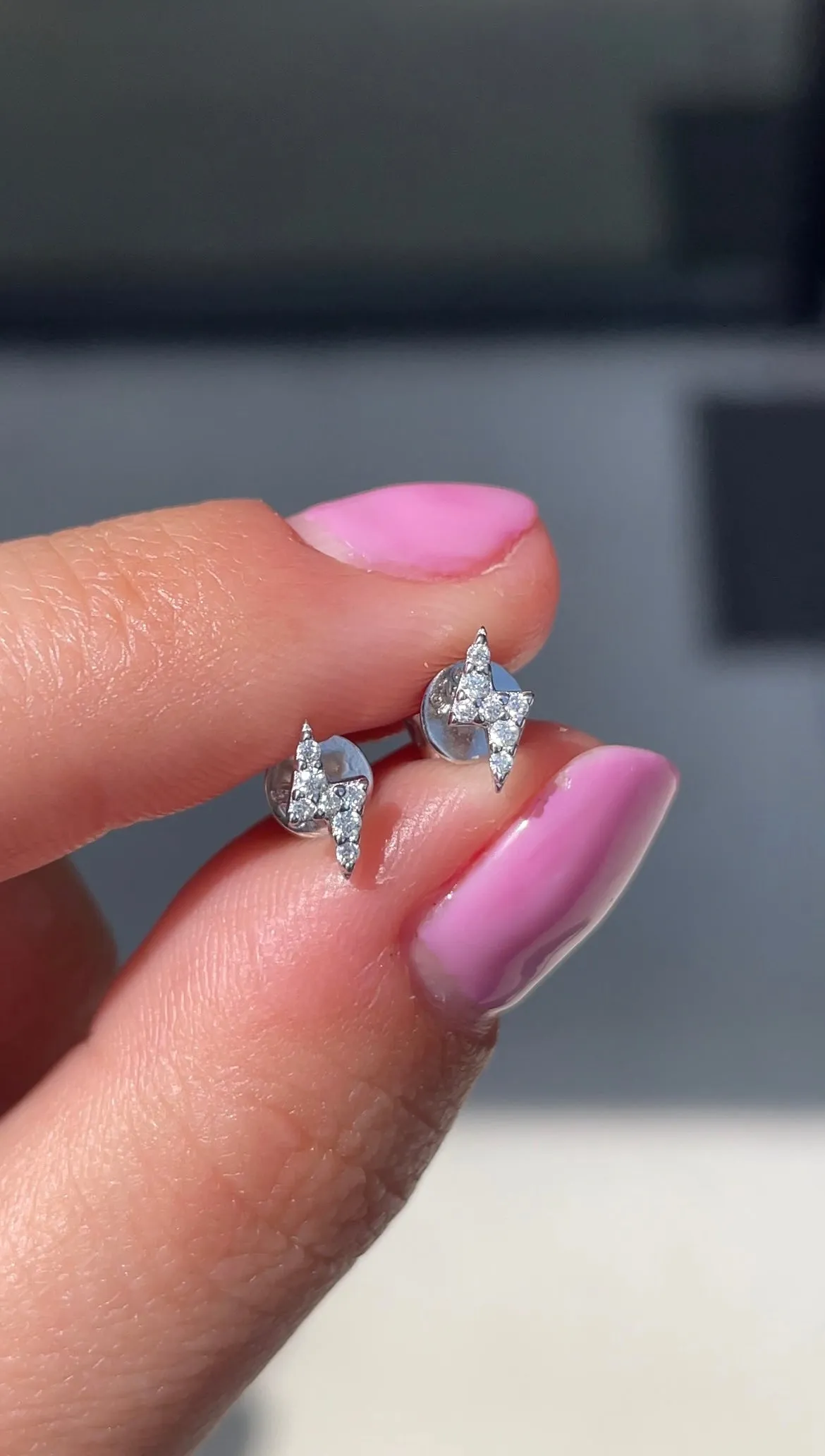 Lovestruck Moissanite Studs **READY TO SHIP** sold by KC Chic Designs product image thumbnail 3