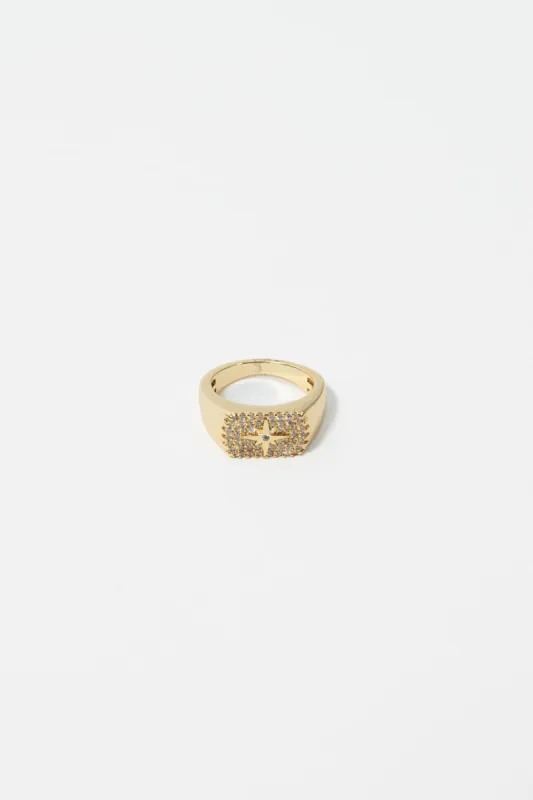 Rebecca Crystal Star Ring sold by KC Chic Designs