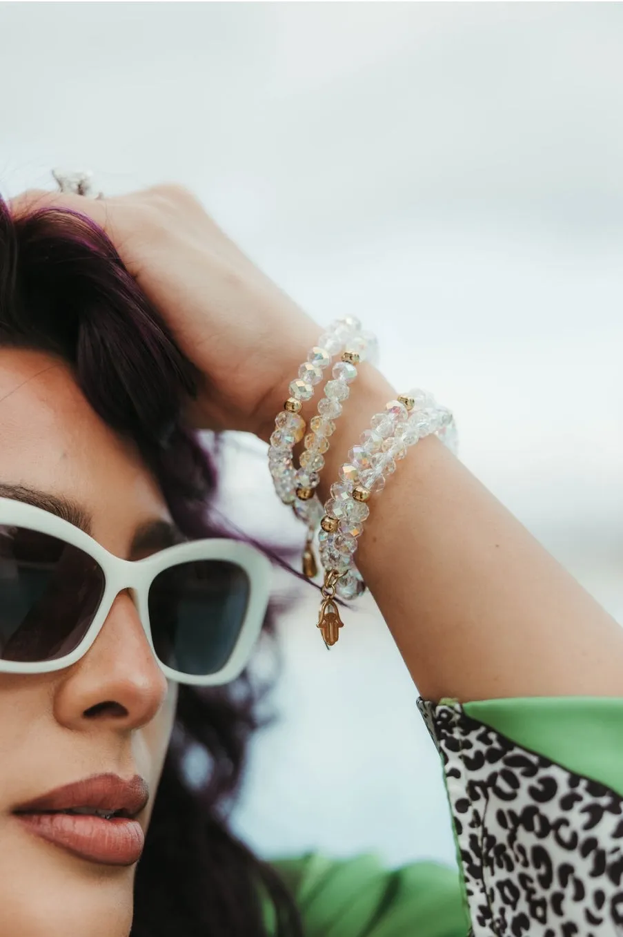 Stacks on Stacks Swarovski Crystal Bracelet Stack sold by KC Chic Designs product image thumbnail 4