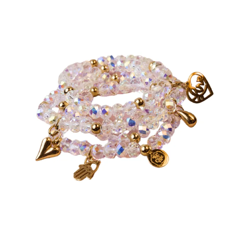 Stacks on Stacks Swarovski Crystal Bracelet Stack sold by KC Chic Designs