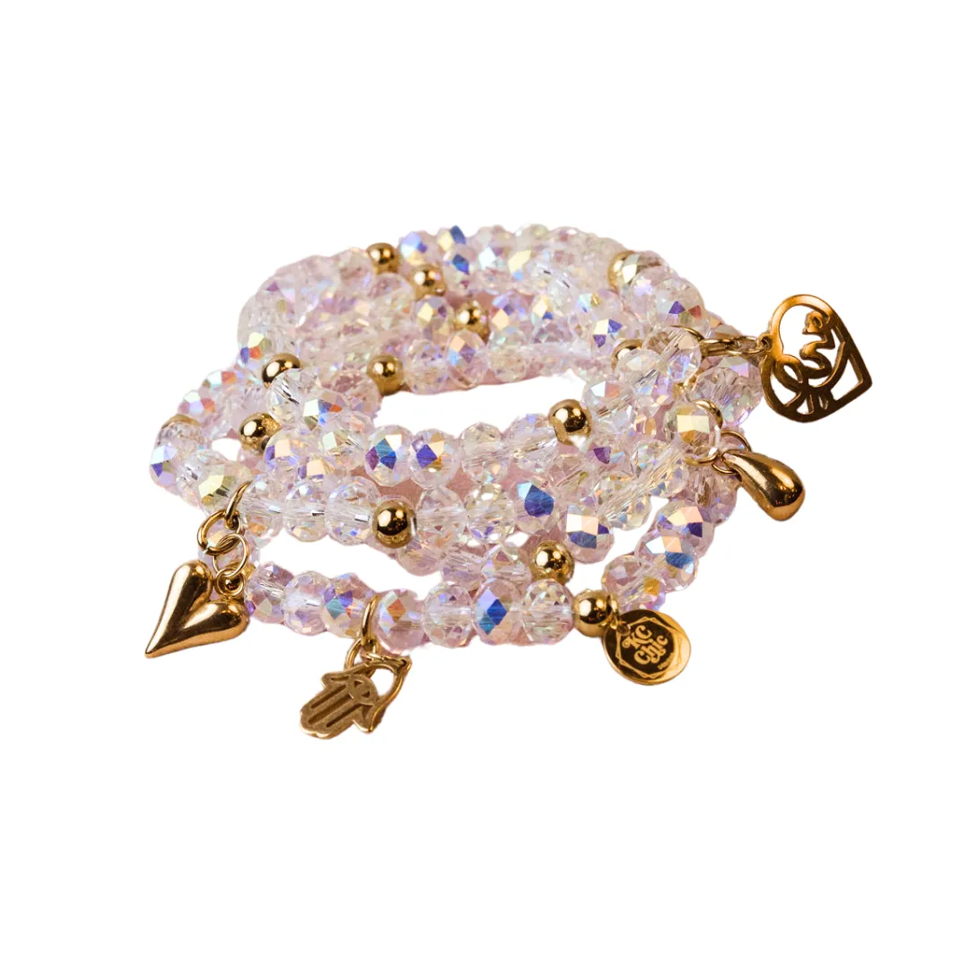 Stacks on Stacks Swarovski Crystal Bracelet Stack sold by KC Chic Designs