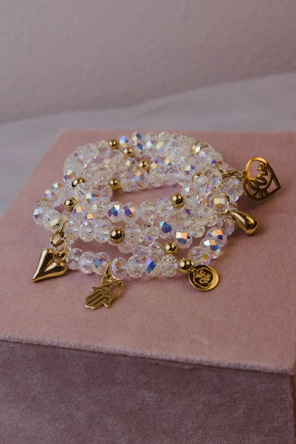 Stacks on Stacks Swarovski Crystal Bracelet Stack sold by KC Chic Designs product image thumbnail 3