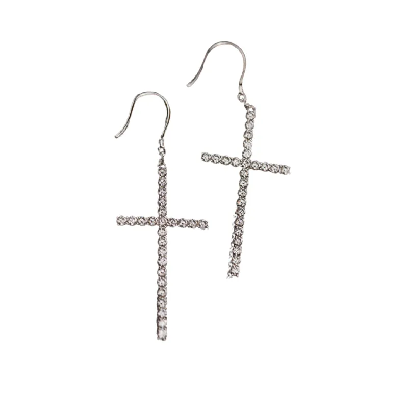 Freda .925 Sterling Silver Moissanite Earrings sold by KC Chic Designs