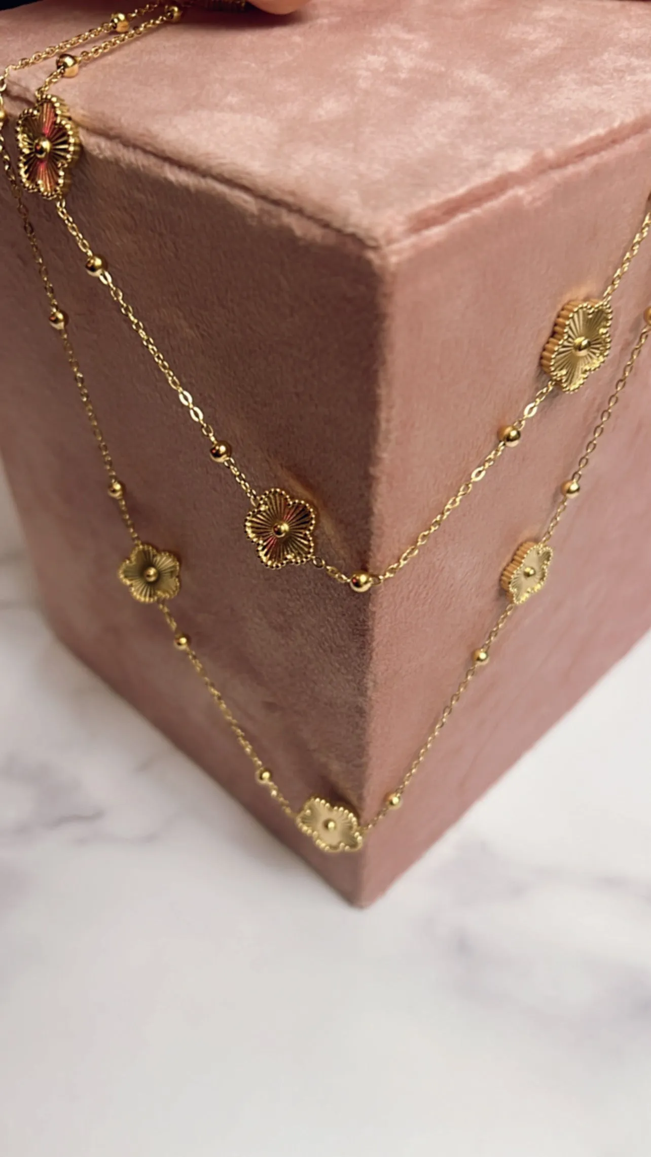 Gilded Love 316L Stainless Steel Necklace sold by KC Chic Designs product image thumbnail 5