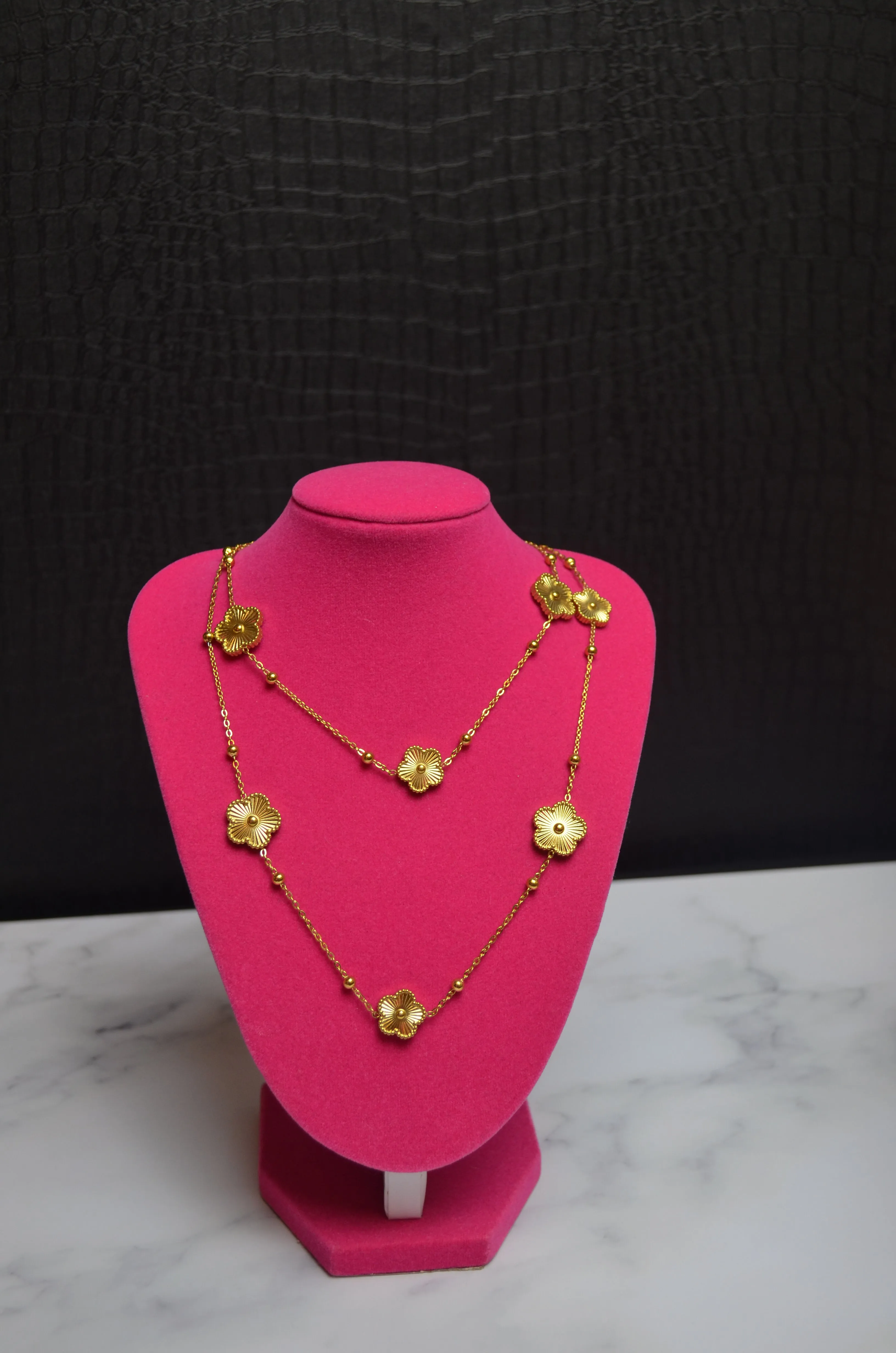 Gilded Love 316L Stainless Steel Necklace sold by KC Chic Designs product image thumbnail 3